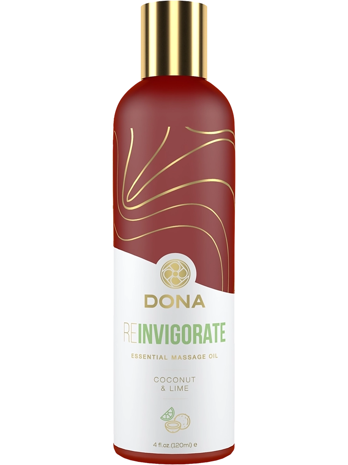 Dona Essential Massage Oil ReInvigorate Coconut & Lime