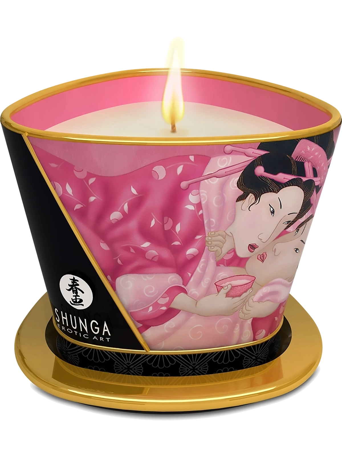 Shunga Massage Candle Rose Petals