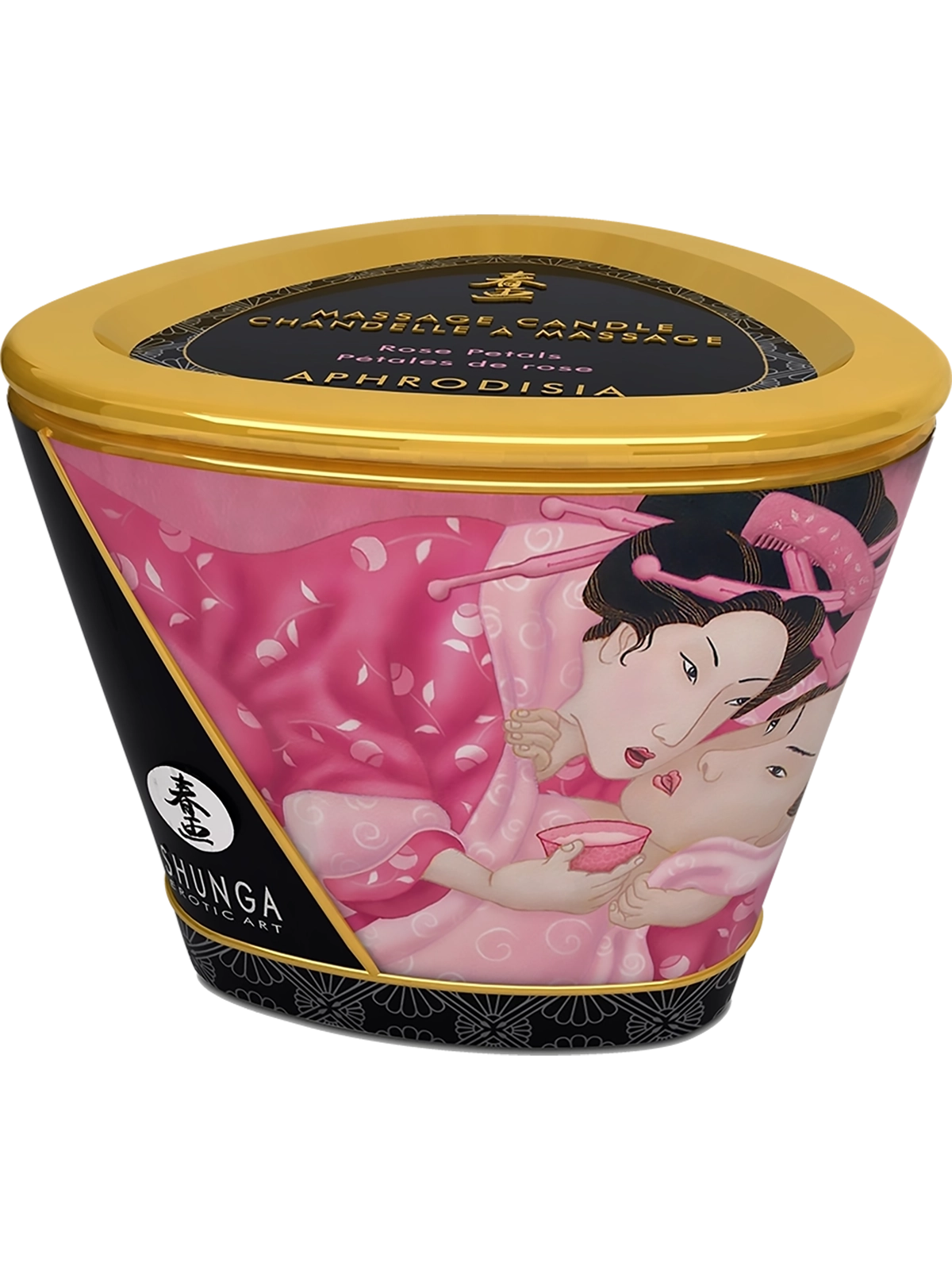 Shunga Massage Candle Rose Petals