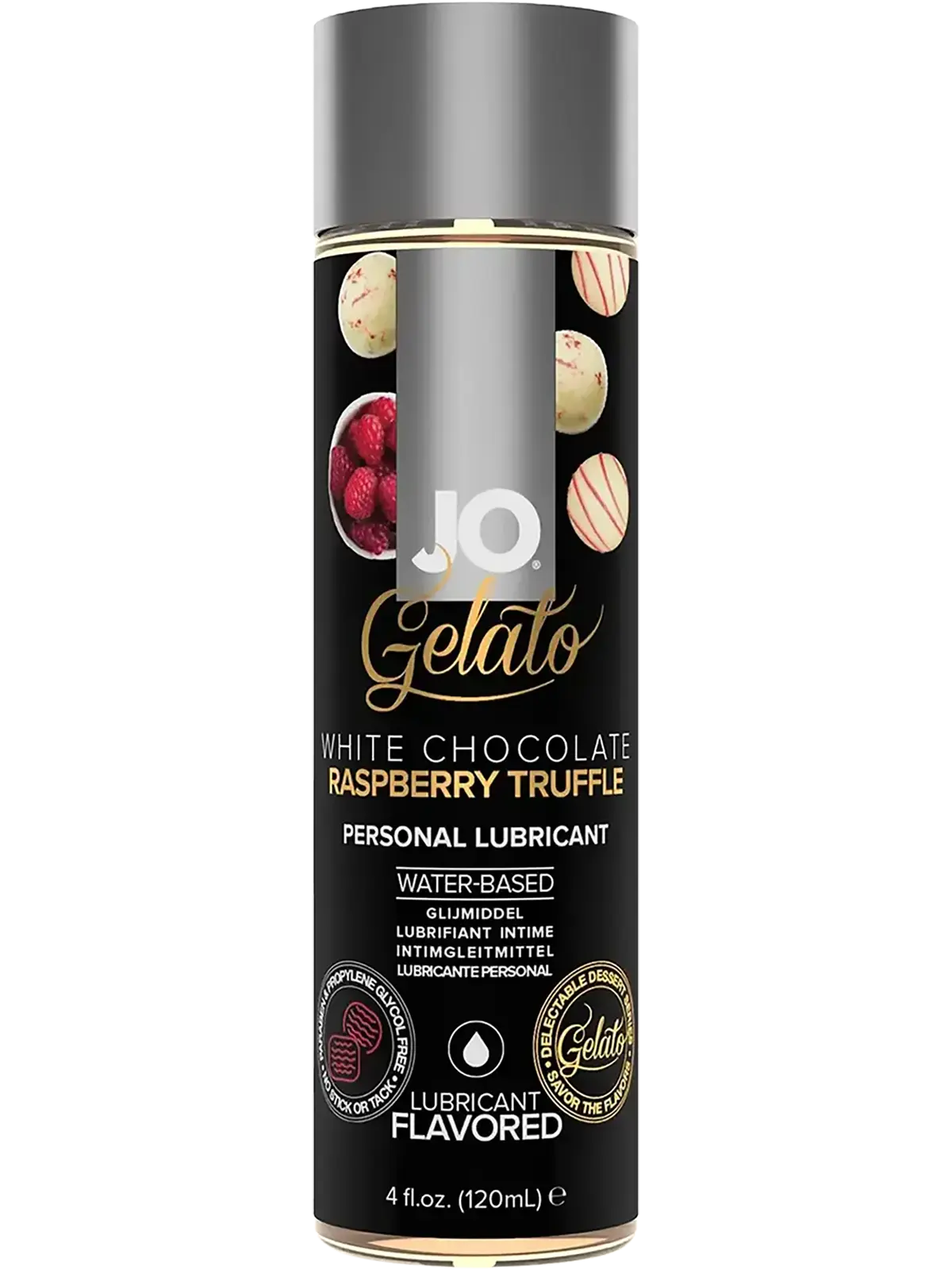 JO Gelato White Chocolate Raspberry Truffle glijmiddel met smaak