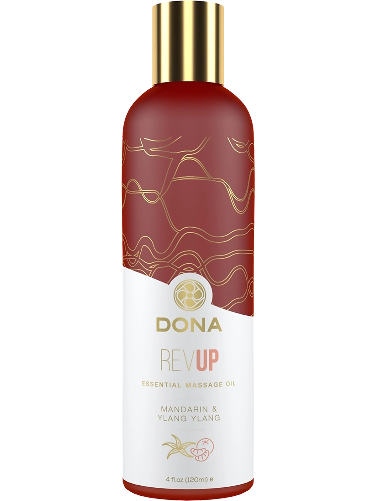 Dona Essential Massage Oil RevUp Mandarin & Ylang Ylang