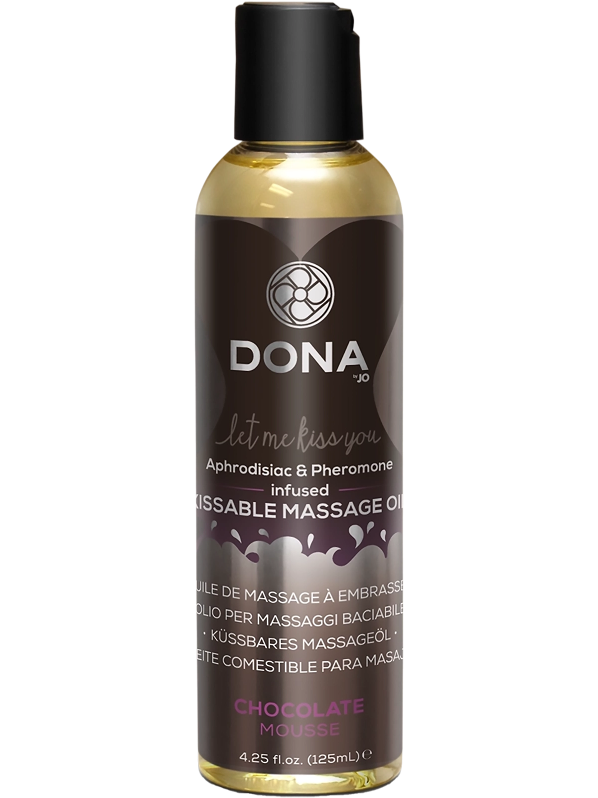 Dona Let Me Kiss You Chocolate Mousse eetbare massage olie
