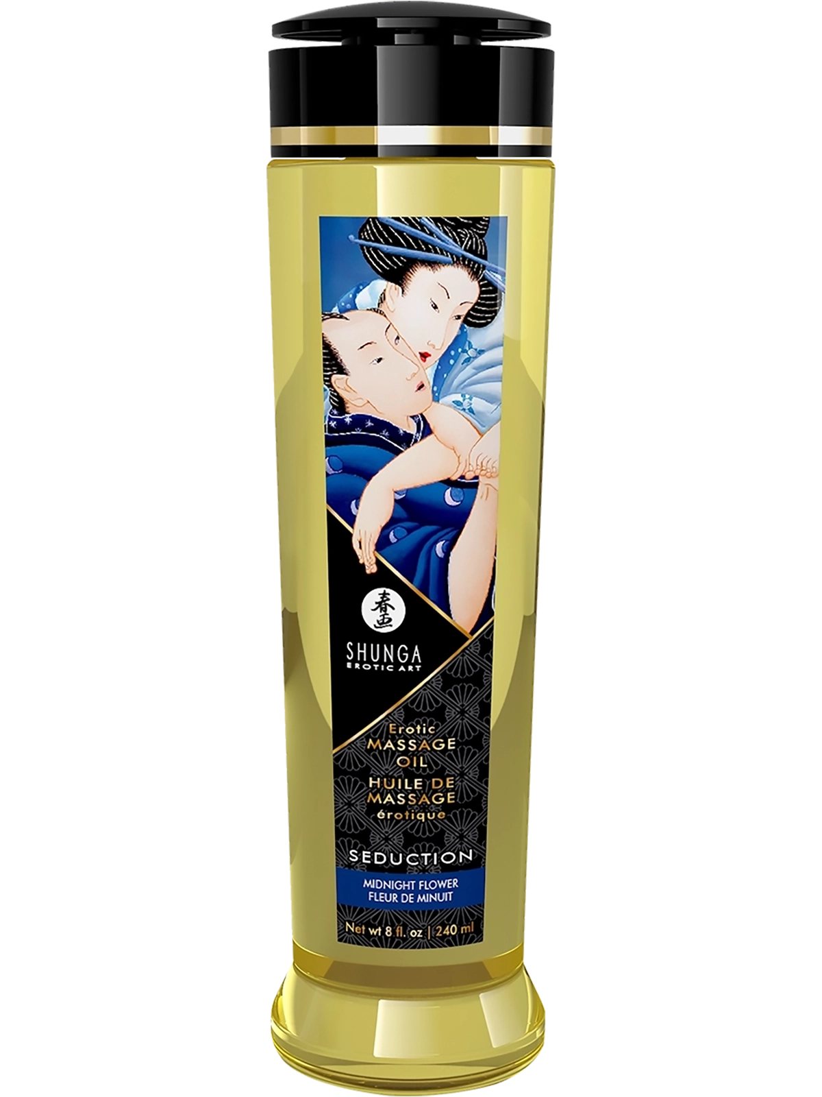 Shunga Erotic Massage Oil Midnight Flower