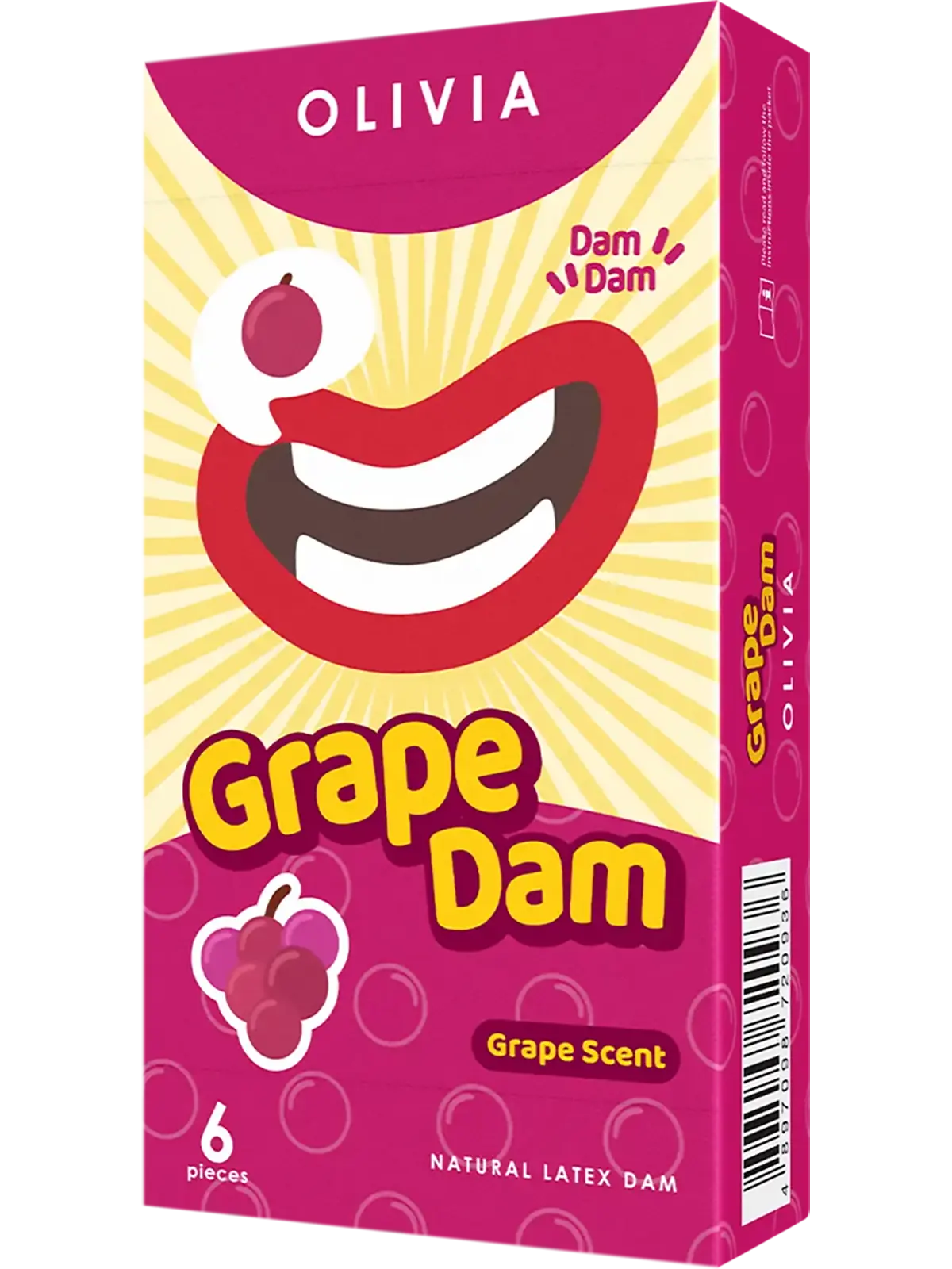 Olivia Grape Scented Dental Dam