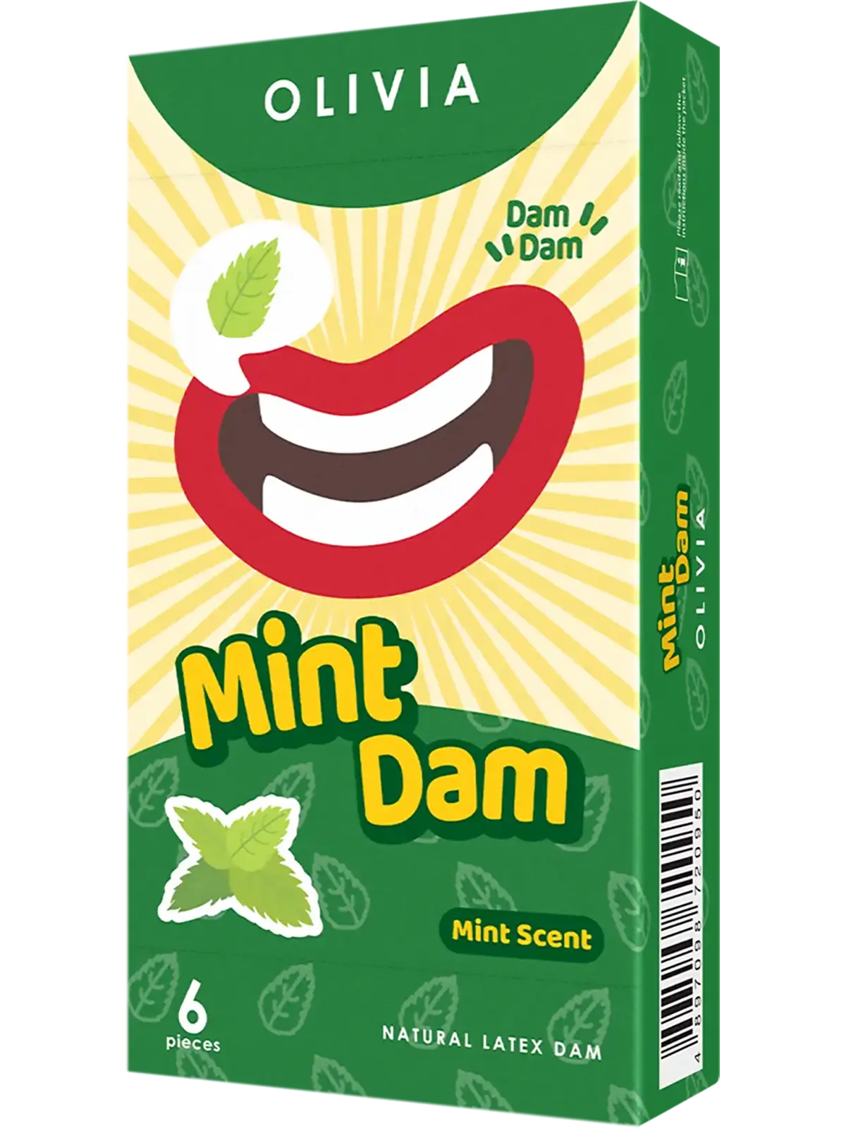 Olivia Mint Scented Dental Dam