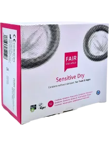 Fair Squared Sensitive Dry Condoms 50 Pack