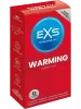 A red pack of 12 EXS Warming condoms